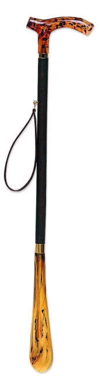 Luxury Shoe Sock with Flat Grip Shoehorn 62cm Long
